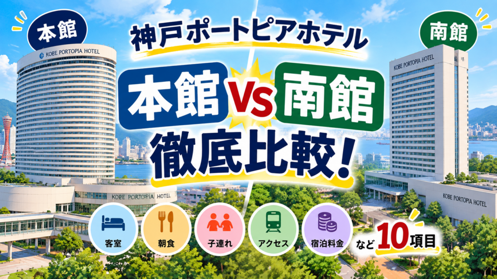 神戸ポートピアホテル本科南館違い